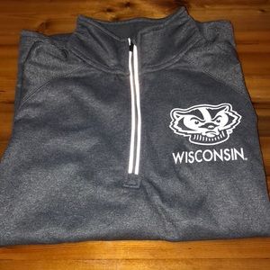 Wisconsin Badgers 3/4 Zip